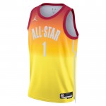 Maillot All-Star 2023 Team 2 Zion Williamson 1 Nike Orange Swingman - Homme